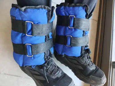 Pesas Tobilleras 3.5 Kg Azul para Entrenamiento - miniatura 3