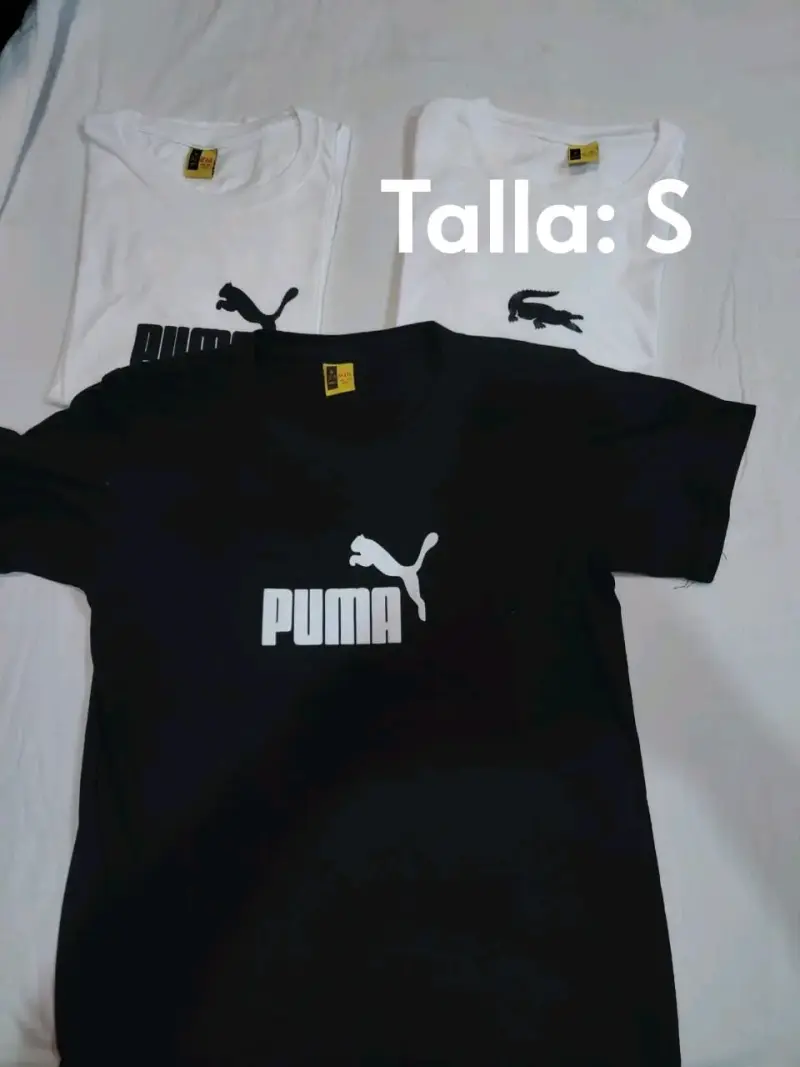Pack de poleras Puma y Lacoste talla S - 1
