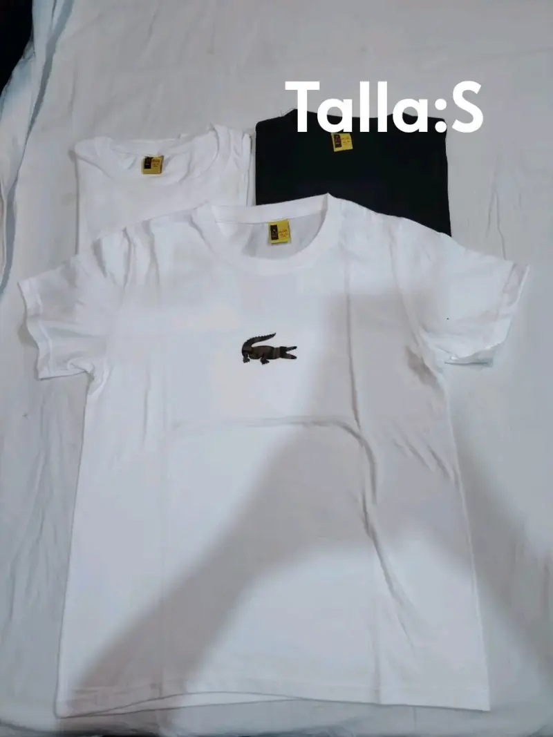 Pack de poleras Puma y Lacoste talla S - 2