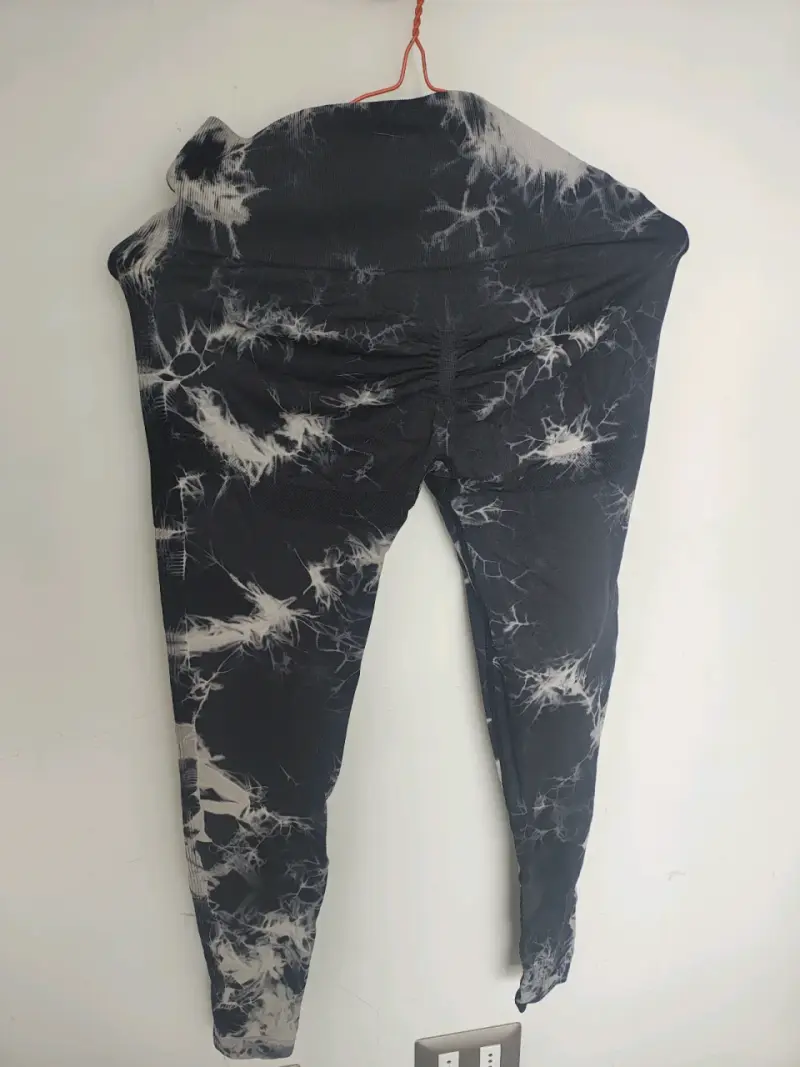 Leggings deportivos con diseño tie-dye - 1
