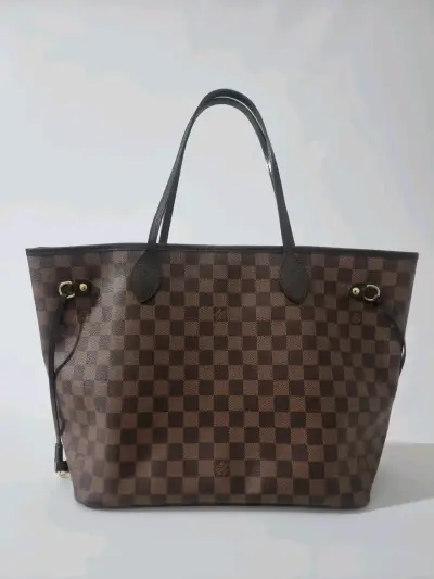 Neverfull Damier ebene Louis Vuitton - miniatura 1