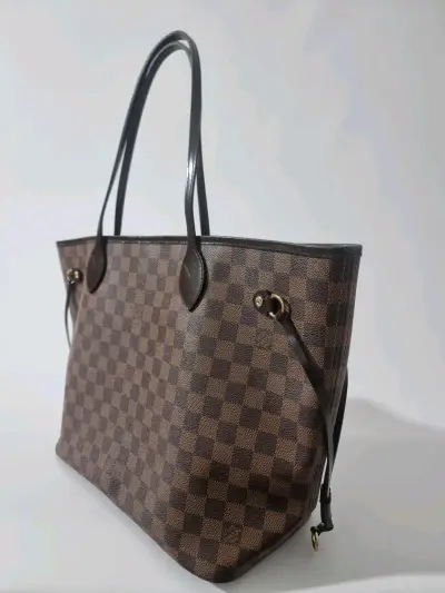 Neverfull Damier ebene Louis Vuitton - miniatura 2