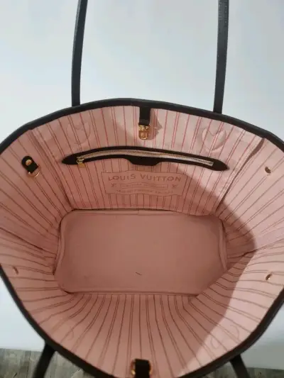 Neverfull Damier ebene Louis Vuitton - miniatura 5