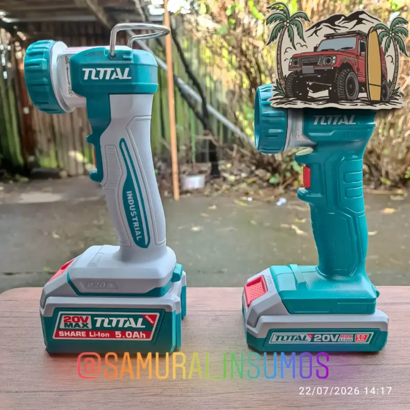 Linternar Inalambrica 20v 450Lm Portatil 2 Niveles - 1
