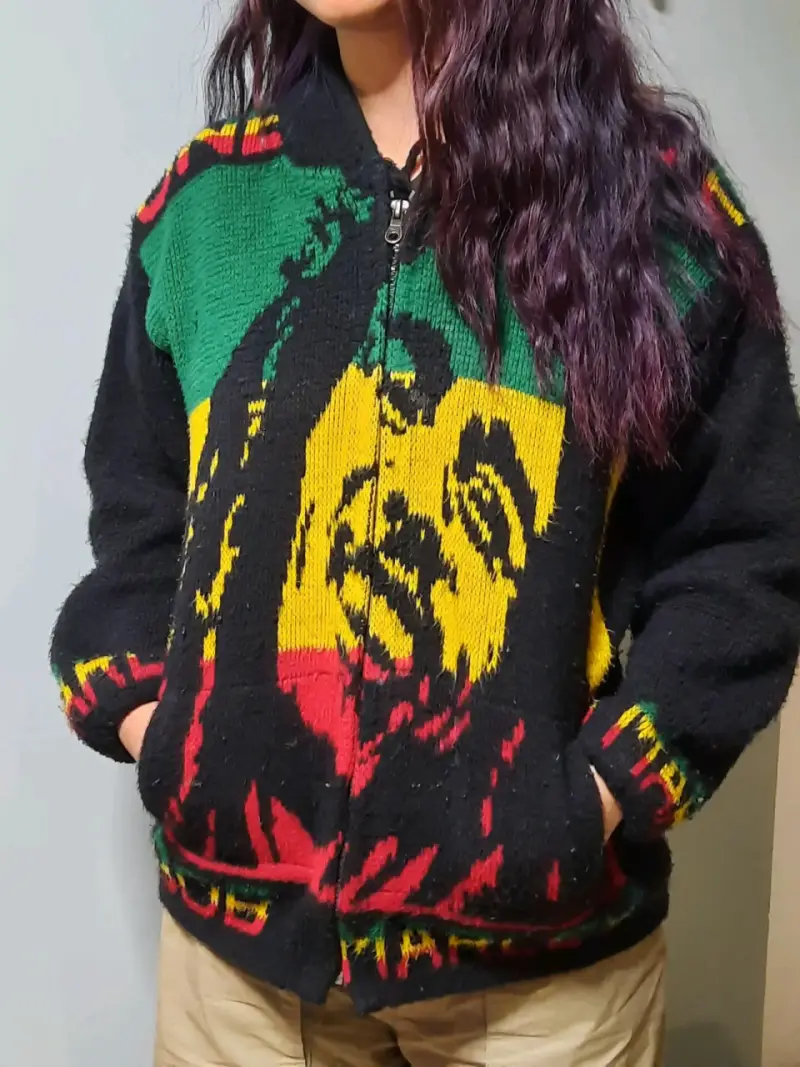 Chaqueta Bob Marley / INKATEJ Tejidos Artesanales
