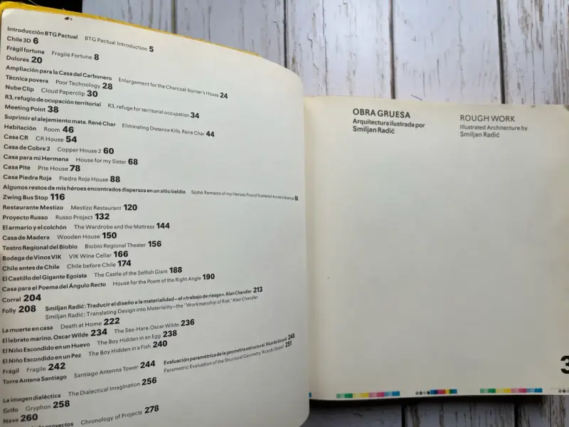 Libro Obra Gruesa arquitectura de Smiljan Radic - 3