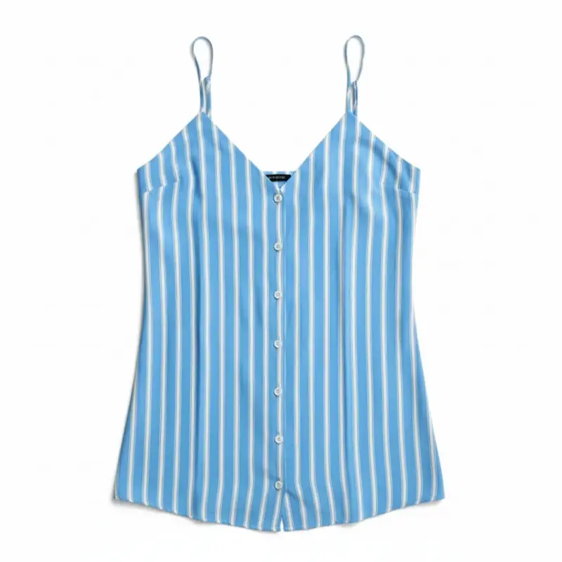 Blusa de Tirantes Rayada Forever 21 Talla M - 1
