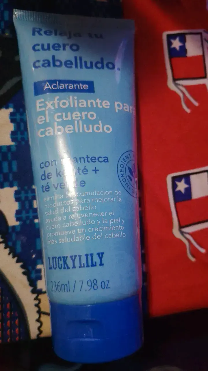 Exfoliante para cuero cabelludo con manteca de karité - 1