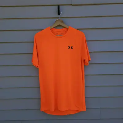 Polera deportiva naranja Under Armour - miniatura 1