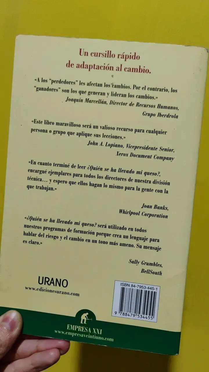Libro '¿Quién Se Ha Llevado Mi Queso?' de Spencer - 2