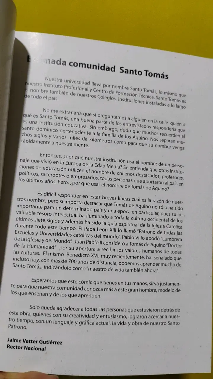 Libro Historias del Buey Mudo Santo Tomás - 3