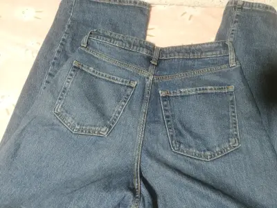 Jeans de mezclilla pierna ancha - miniatura 3