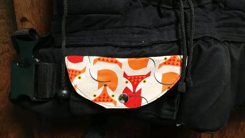Mochila portabebé Malee diseño zorro - 2