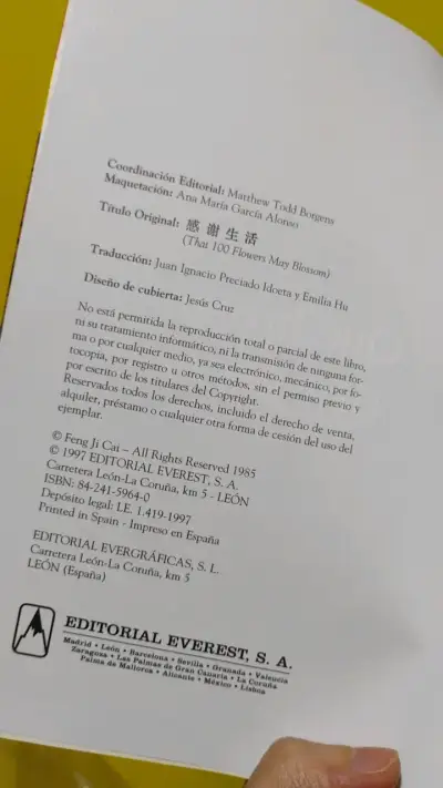 Libro Que Broten 100 Flores de Feng Ji Cai - miniatura 3