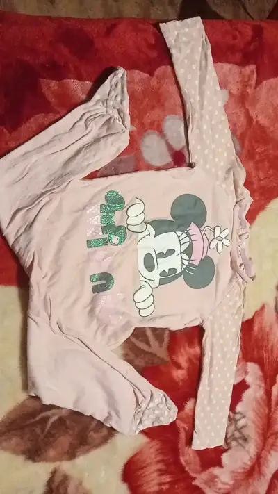 Pijama Disney Baby Minnie Mouse rosado 18M - miniatura 1
