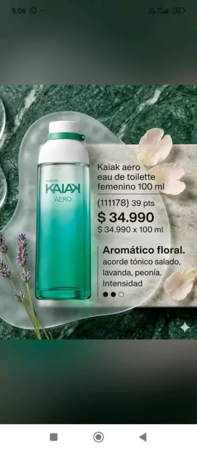 Perfume Natura Kaiak Aventura 100 ml - miniatura 3