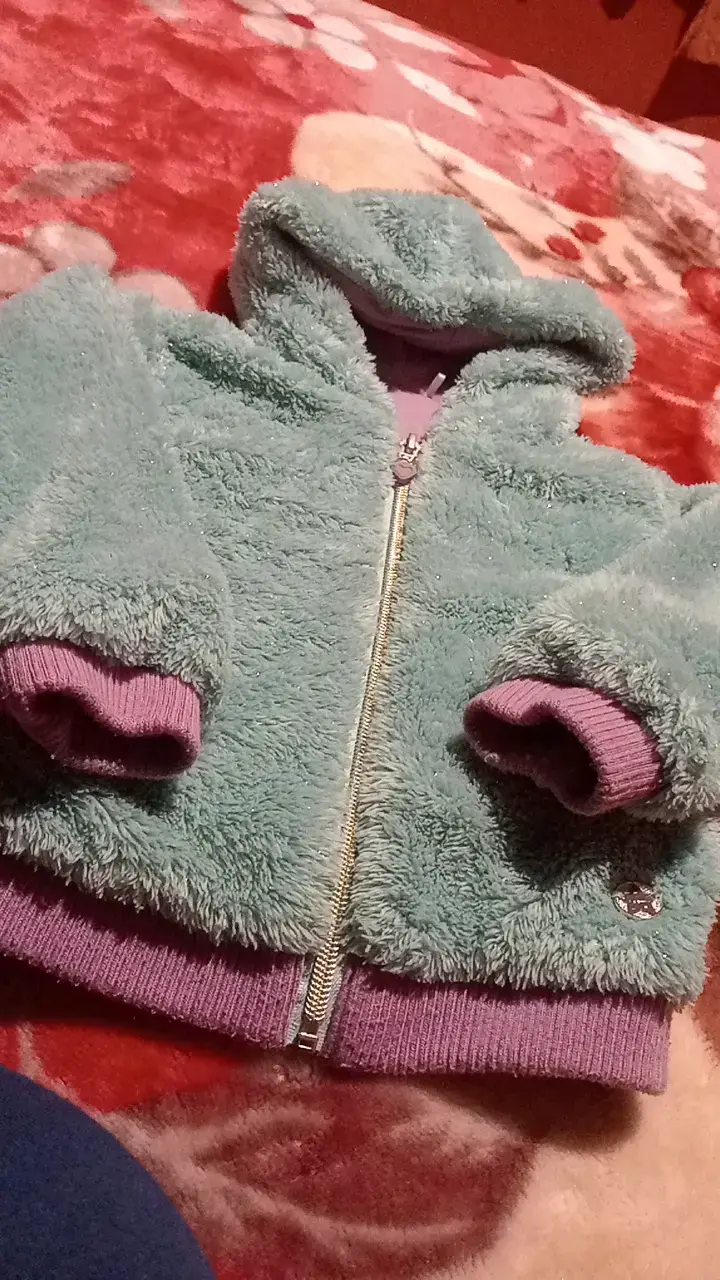 Chaqueta de peluche para niña 12-18 meses - 3
