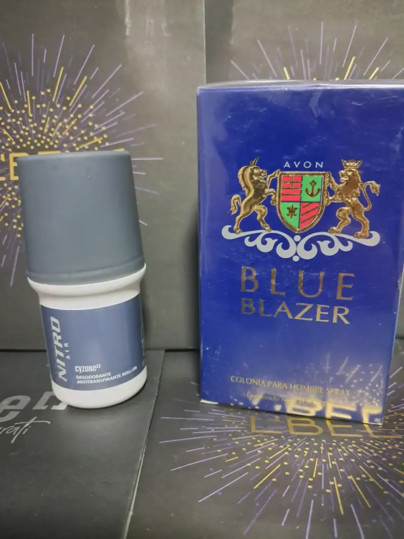 Set de colonia y desodorante Avon Blue Blazer y Wild Country - 1