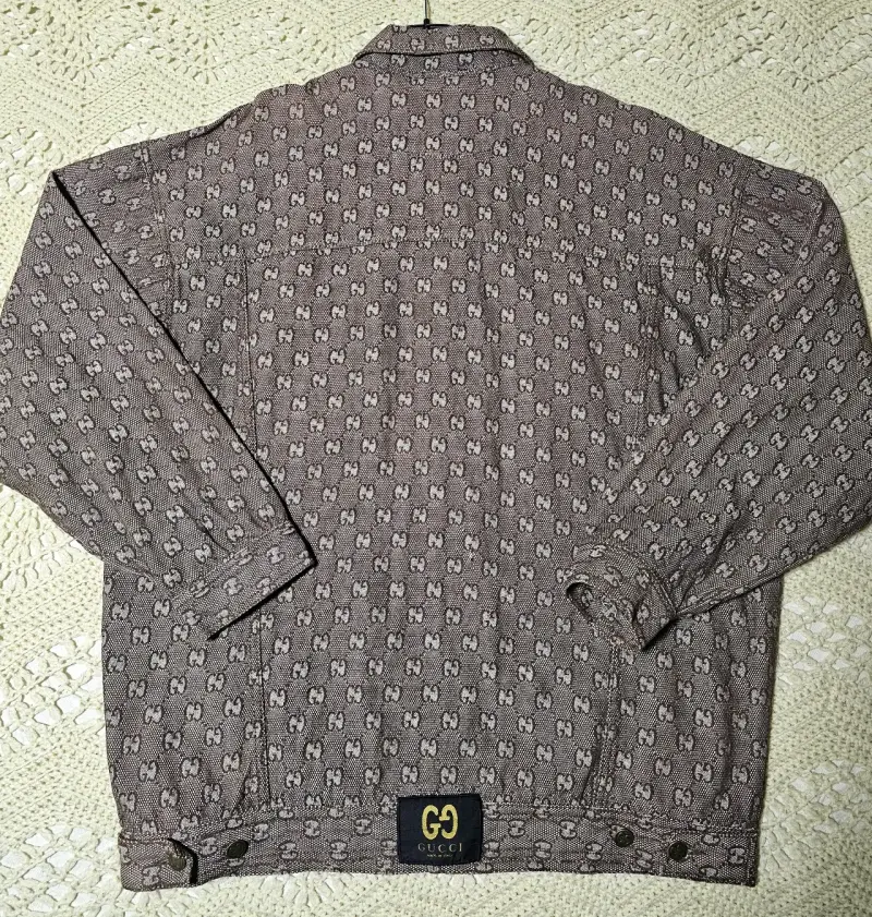 Chaqueta de diseño con logo Gucci marrón - 2