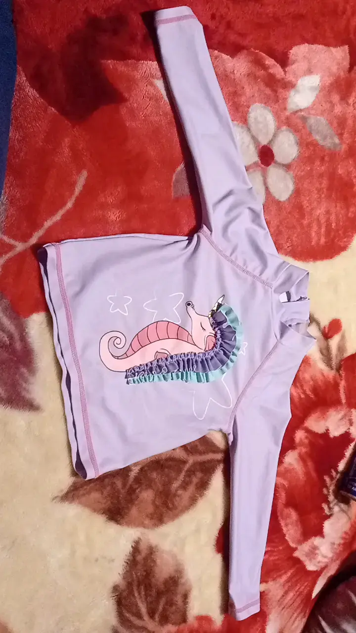 Traje de baño para bebe con diseño de caballito - 1