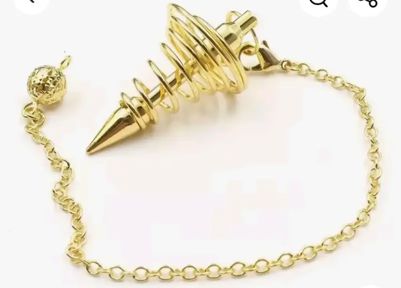 Péndulo Egipcio dorado para Radiestesia