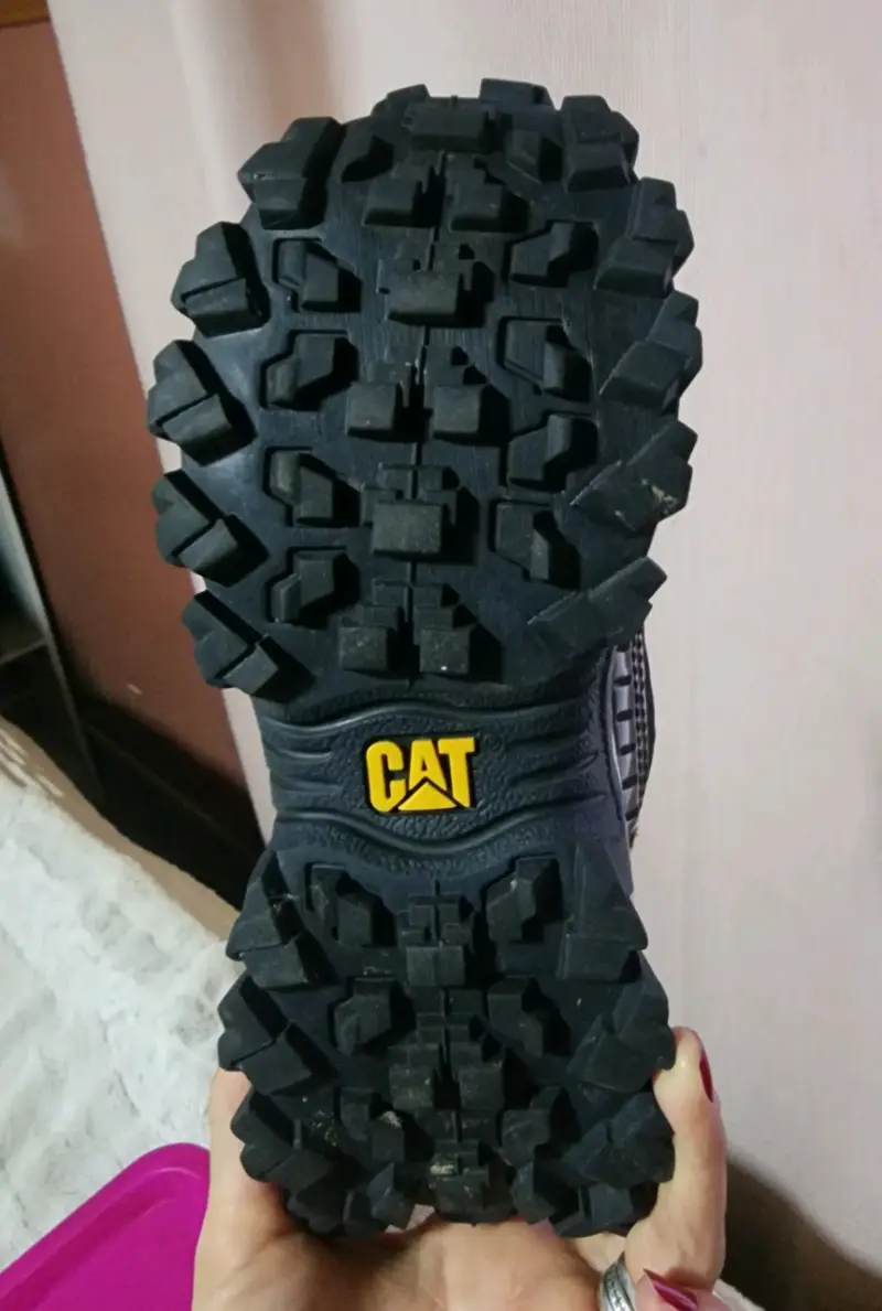 Zapatillas CAT negras con detalles verdes para mujer - 2