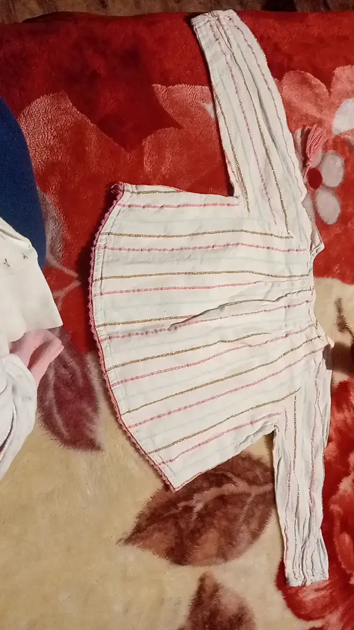 Blusa de bebé a rayas con borlas Pillin - 4