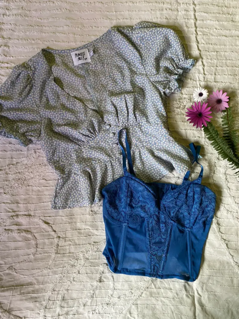 Conjunto de polera tejidos y estampados para mujer - 3