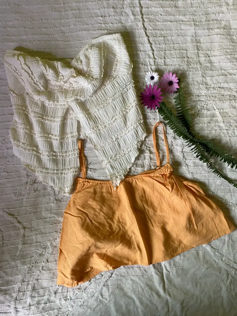 Conjunto de polera tejidos y estampados para mujer - 4
