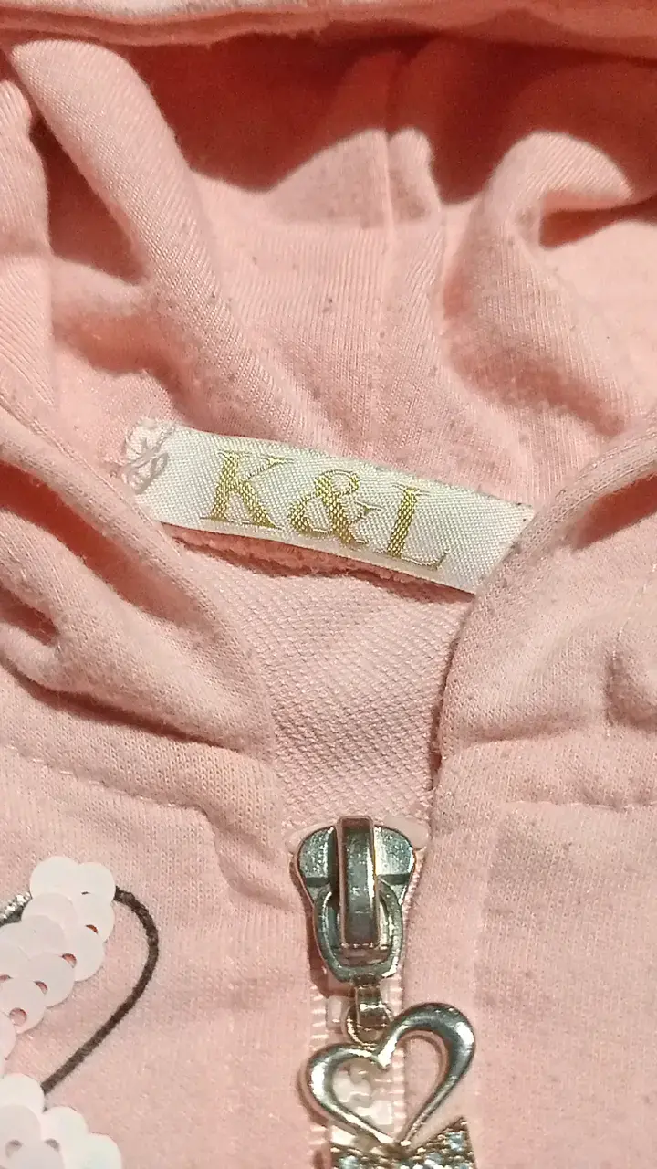 Polerón infantil rosa con unicornio y capucha - 3