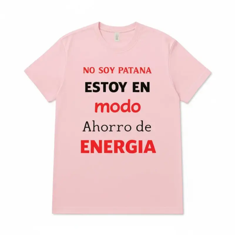 Polera Mujer Gráfica "Modo Ahorro de Energía" Tall - 1