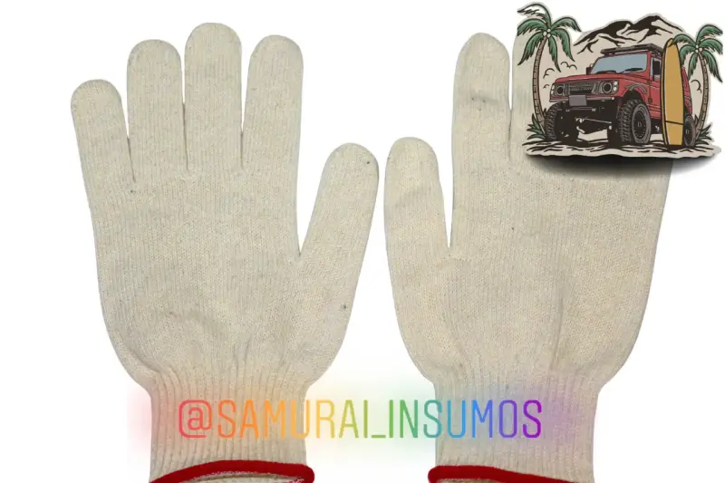 Guantes Pigmentados Trabajo Talla Xl Algodón Total - 4