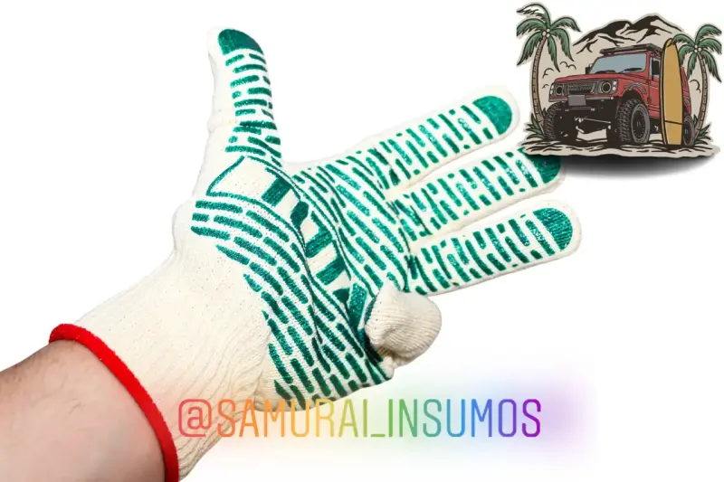 Guantes Pigmentados Trabajo Talla Xl Algodón Total - 5