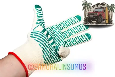 Guantes Pigmentados Trabajo Talla Xl Algodón Total - miniatura 5