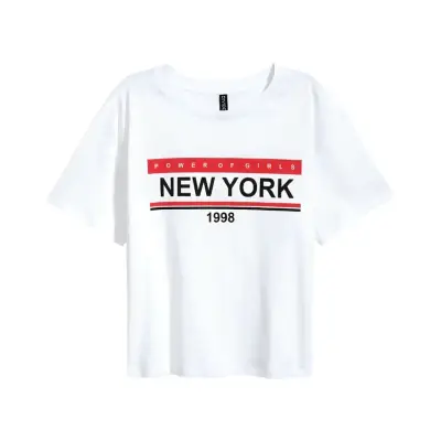 Polera Mujer H&M Divided Talla S Blanca - miniatura 1