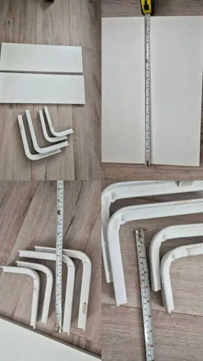 Soportes de estantería blancos - miniatura 2