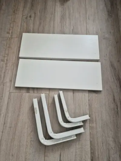 Soportes de estantería blancos - miniatura 5