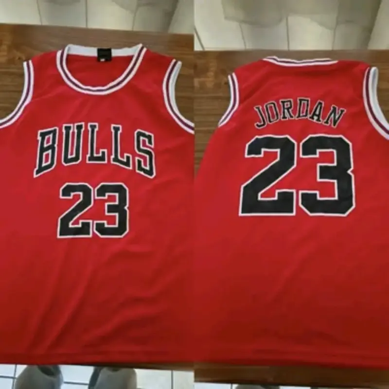 Camiseta de baloncesto Bulls Jordan 23 roja