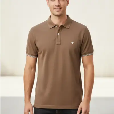 Polera Hombre Polo Café After for Men Talla M - miniatura 3