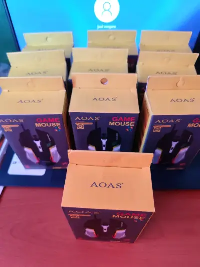 Mouse Gamer RGB AOAS K100 (Nuevo en caja) - miniatura 1
