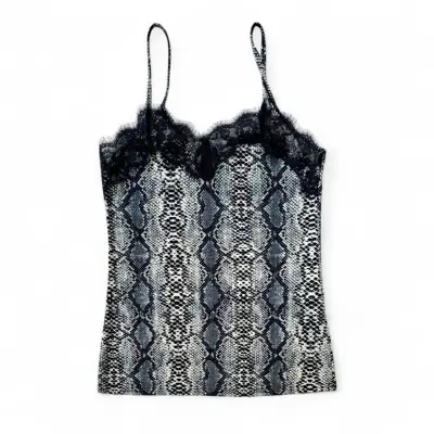 Polera Mujer Top Lencero Animal Print Talla M - miniatura 1