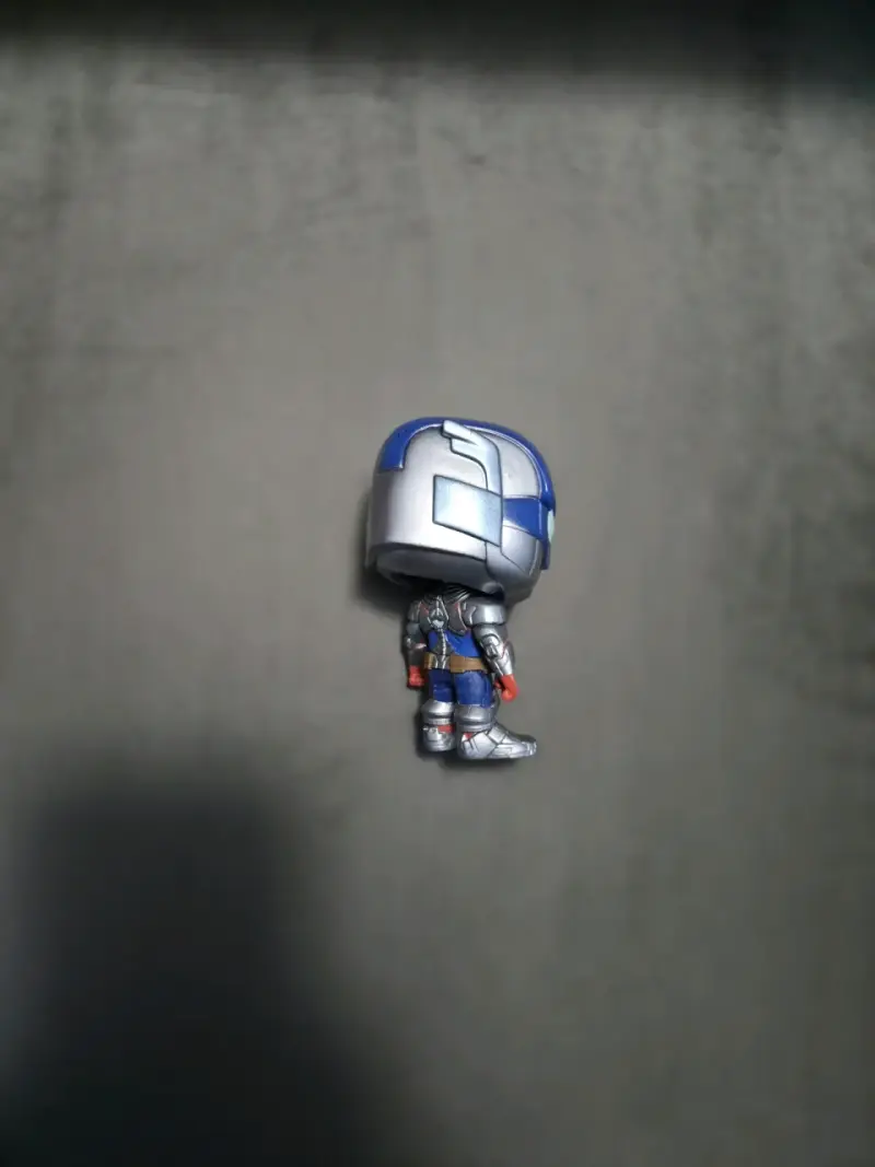 Figura de colección Capitán América azul metálico - 3