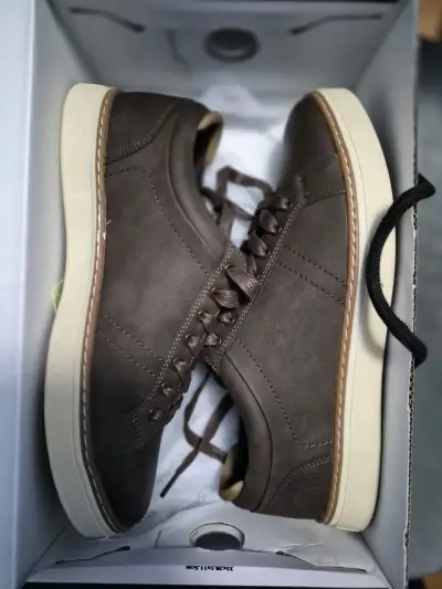 Zapatillas casuales de cuero marrón Marquis - miniatura 2