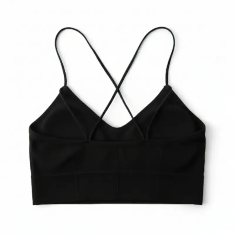 Top Bralette Deportivo Negro Talla S mujer - 2