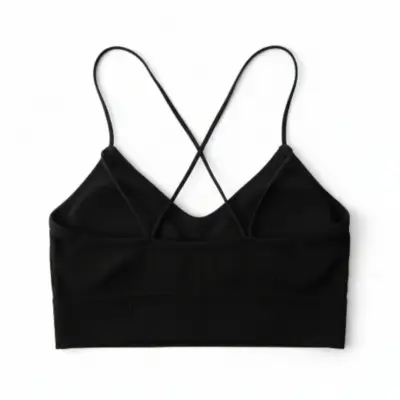 Top Bralette Deportivo Negro Talla S mujer - miniatura 2
