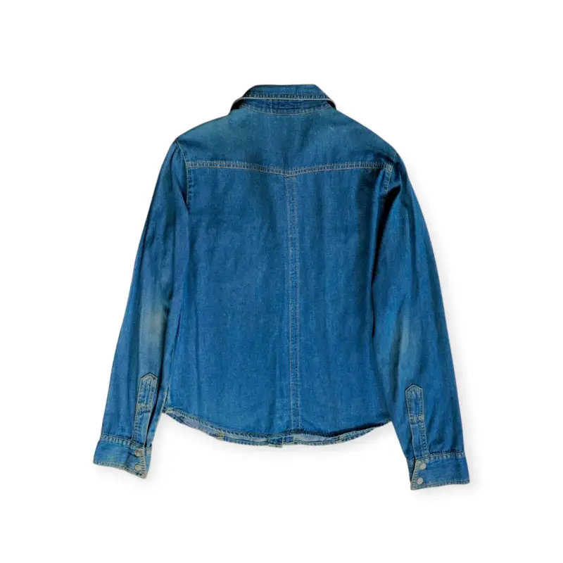 Blusa Camisa Mujer Test Talla M Jean Denim - 2