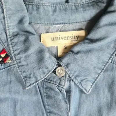Blusa Mujer Camisa University Club - Talla S - miniatura 3