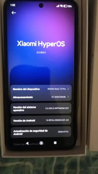 Teléfono Xiaomi Redmi Note 15 Pro - miniatura 2