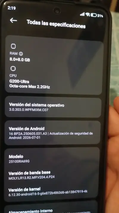 Teléfono Xiaomi Redmi Note 15 Pro - miniatura 3