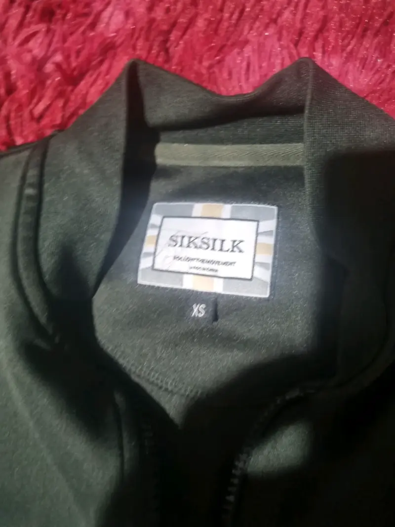 Chaqueta bomber verde SikSilk para hombre - 3
